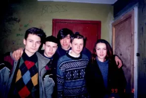 В центре прям Андрей Миронов в молодости.