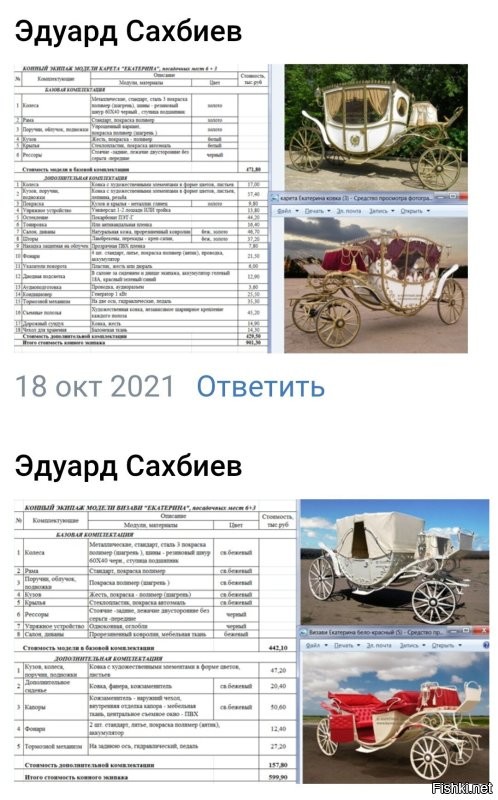 Вы цены на кареты видели? 

Лям в 2021 году стоили. 
Сейчас дороже. 
И это без "мотора четырёхногого".