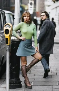 Если бы не подпись, подумал бы что проститутка на бульваре!