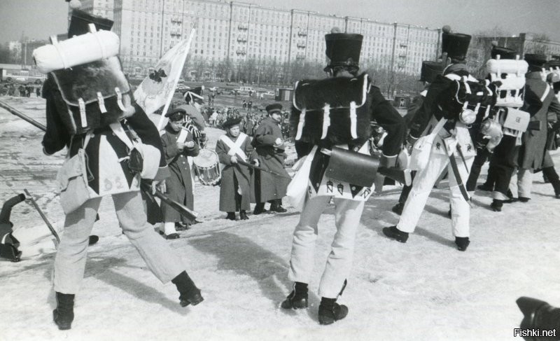 Годовщина войны 1812 года. Реконструкция. 1992г. Фото Анатолия Носенко.
