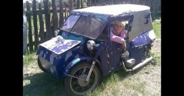 Собрали из всех деталей, которые были в наличии