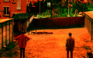 Вот скриншот с упавшей ракетой.