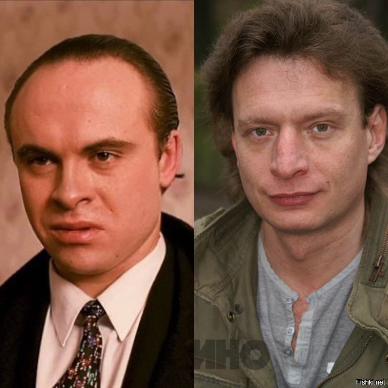 Сергей Мурзин (Круглый). В фильме Брат говорит голосом Александра Строева.