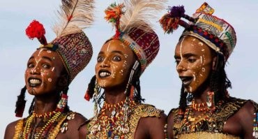 Нигерийские красотки. 
Celebrating the Orie Kola Festival in Nigeria.