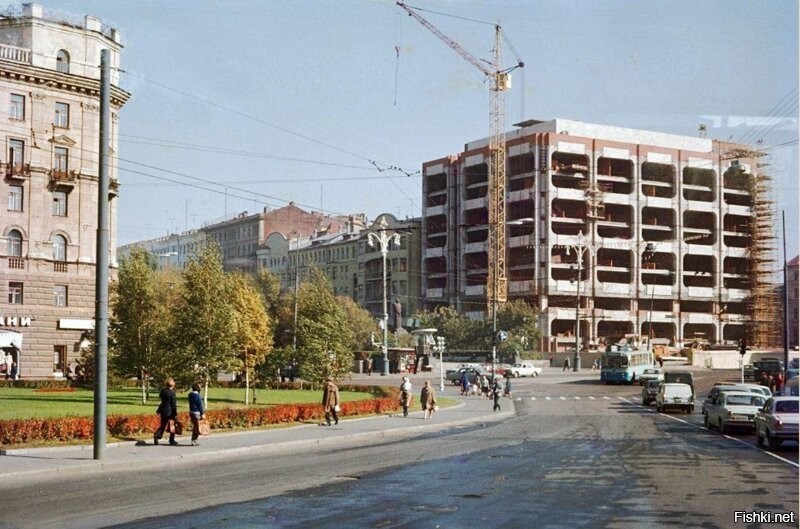 Строительство задания ТАСС, Москва, улица Герцена