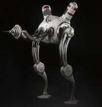 МЕД-6 «Медик» (он же «Док»)   медицинский робот, способный полностью заменить медработника: от анализов до проведения диагностических операций. Видели, знаем, ну нафиг!!!!!!!
