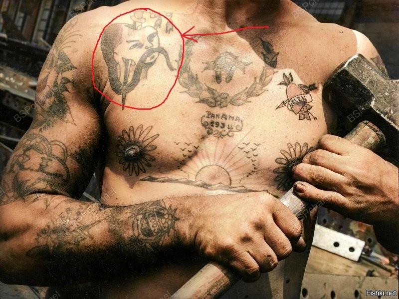 Чи то хохол с оселедцем ?)))
Кстати , оселедец с укр. это селедка..)))
