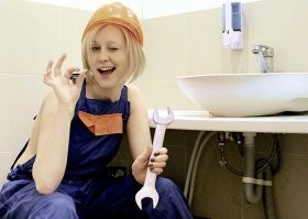 Большая тарелка улыбатора