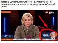 Можно подумать, что украинские телеканалы не выглядели глупо еще до того, как стали вести обратный отсчет до "санкций трампа", учитывая какой несусветный бред там несли