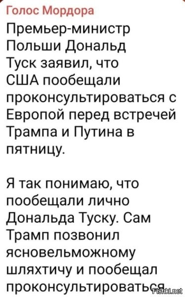 Консультация Трампа с ЕС: