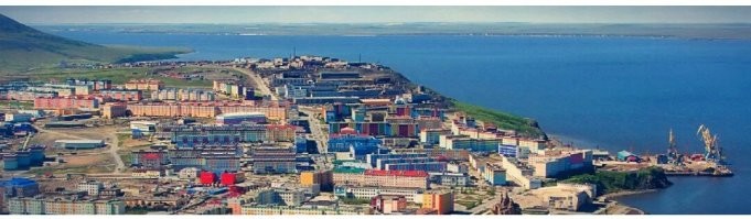 В Анадыре. 

И недалеко, относительно, от Аляски. 
И тоже на букву "А".