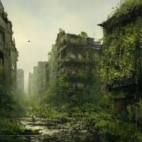 А потом деревья и растения победят