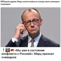 Такими темпами этот фридрих доиграется до того, что звать его будут не Merz, а  schMerz (нем. Боль) относительно того, к чему этот перекореженный от ненависти потомок нациста германию привести может.