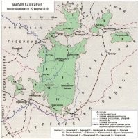 Так-то почти вся северо-западная часть нынешней Башкирии никогда не была вотчиной башкир.
Вот примерный ареал их обитания. Большей частью это степи. 
Кстати, общался как-то с башкирином родом мест близ Оренбуржья. Так тамошние башкиры считают тех что живут в горно-лесистой местности дикими башкирами.