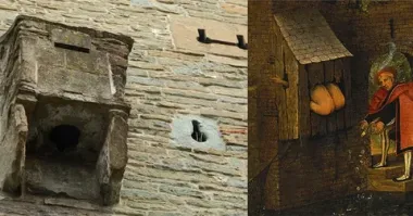 Ну раз так принципиально стоит вопрос экономии пространства, то почему остановились на бачке?
Есть же хороший опыт средневековья!