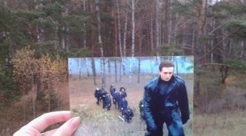 *уета новодельная, говно и фанера...
У нас "Бригаду" сняли, в местных локациях без каких либо добавок декораций 
На последнем фото братва поднимается на дамбу с пьяной полянки, где народ шашлыкос варганит