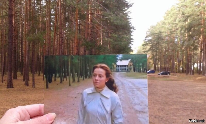 *уета новодельная, говно и фанера...
У нас "Бригаду" сняли, в местных локациях без каких либо добавок декораций 
На последнем фото братва поднимается на дамбу с пьяной полянки, где народ шашлыкос варганит