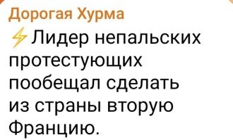 Лишь о политике