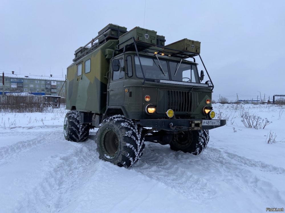 Дизельная шишига нужна, а вместо спорт кара - лодку ПВХ с мотором и кроссовый мотоцикл пристегнуть к кунгу.