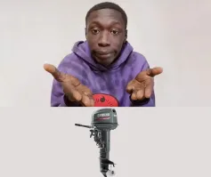 Американец собрал  лодку, которая гребёт сама