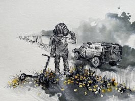 Получай, фашист, гранату,
Принимай бодрящий ПТУР.
Мы не пустим злое НАТО
По Руси проделать тур.