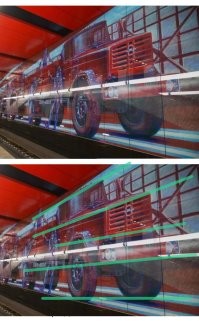 ЗиЛ, конечно не самые лучшие автомобили в мире выпускал. 
Но, мне кажется, не настолько кривые.

Какой-то странный рисунок. 
С перспективой и пропорциями, как-то не сложилось. 

Или это "я художник, я так вижу"?