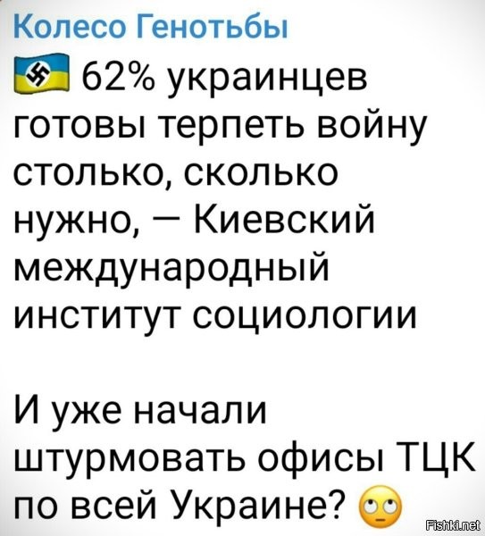 Опрос проводился не на территории Украины.