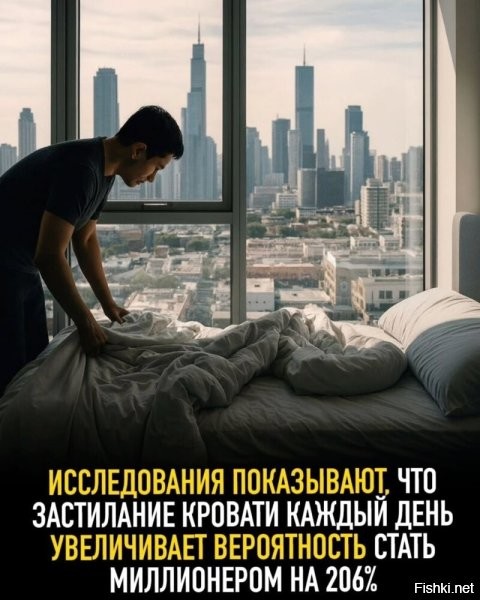 Исследования не уточняют, чью кровать застилать надо?