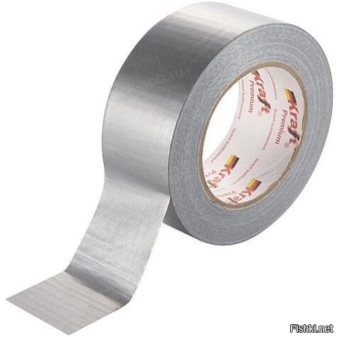 армированный скотч
надёжней
** для заклеивания ран тоже