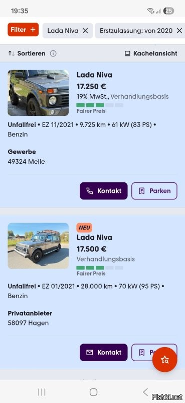 Чехия официально возобновила продажи LADA Niva Цена российского внедорожника ≈ 1,7 млн рублей.