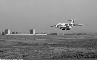 Первый взлет ПЕРВОГО Ил-76 с Ходынки