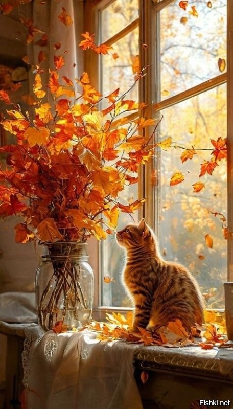 Октябрь - золотой месяц осени )