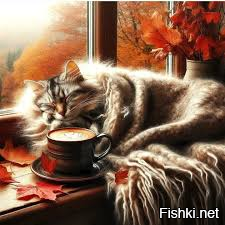 Октябрь создан для того, чтобы пить кофе, гладить котофеев и любоваться... любоваться всем, что приносит радость )