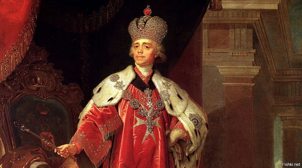 Император Павел Первый был Великим Магистром Мальтийского Ордена.
А мальтийский крест был на гербе Российской Империи и на императорской короне.