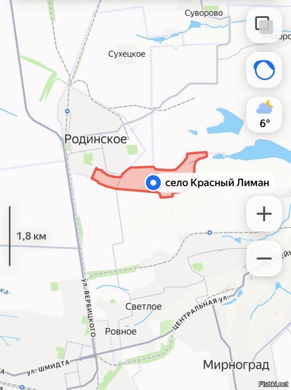 В районе Красноармейска наши подразделениями установлен контроль над селом Красный Лиман. 

Одновременно осуществлён прорыв на южные окраины города Родинское, в результате чего населённый пункт оказался в оперативном окружении с полной блокадой дорог снабжения.