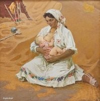 Кормящая женщина... Можно! Независимо ни от цвета кожи, волос или глаз, ни от национальности или гражданства, ни от вероисповедания или прочих убеждений!!! Ни от чего! Этот образ свят в любом уголке нашего Мира!