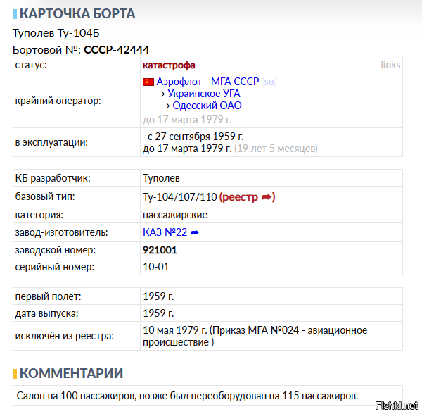 Печально известный борт.