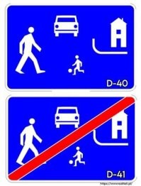 Вот такие вот знаки ни кто не отменял , у нас допустим менты специально таких горе водятелов подкарауливают . Я если честно хрен когда быстрей чем 20 км в час там поеду , потом запаришься их казну пополнять . Надпись на машине что он не обслуживает но его коллега тебя заберет :) эти тоже шутить любят :)