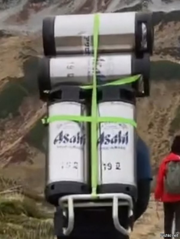 Меньше 100 кг. 

Это тяжело, но вполне реально. 
Для тренированного человека. 

Один раз, когда в горный поход уходил, из дома до поезда тащил 88 кг. 
Специально взвесил. :) 
Общественная снаряга была. 
Потом перераспределили, конечно. 
55 кг стало. 
Хм... Я тогда 72 кг весил.  
И не сказать, что был хорошо тренирован. 
Во всяком случае, не таскал такие веса постоянно.