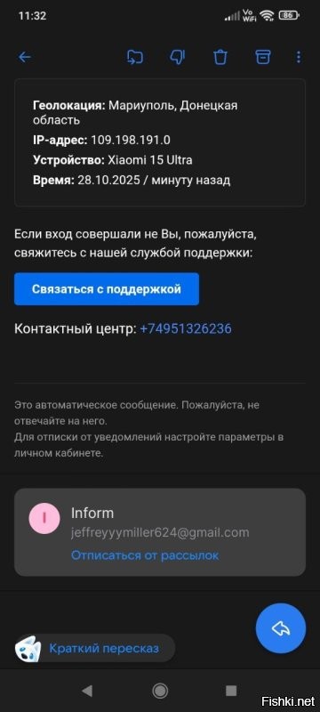 Мне вчера на почту пришла вот такая шляпа.