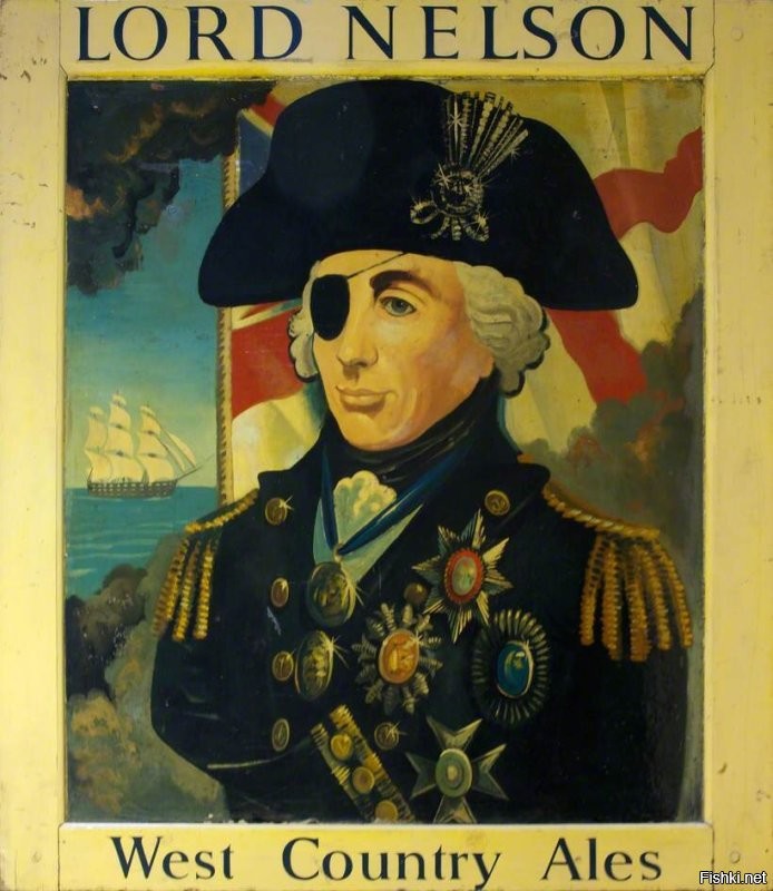 Адмирал Нельсон не даст соврать. Правда при жизни, он не носил повязку.