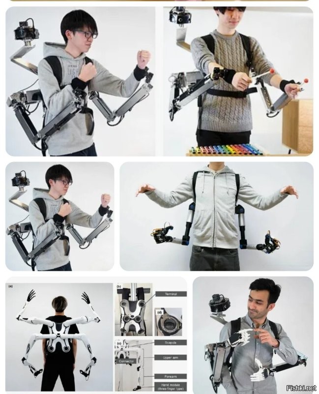 Лучше пусть дополнительные руки до ума доведут. 
Вот реально, часто "третьей руки" не хватает.