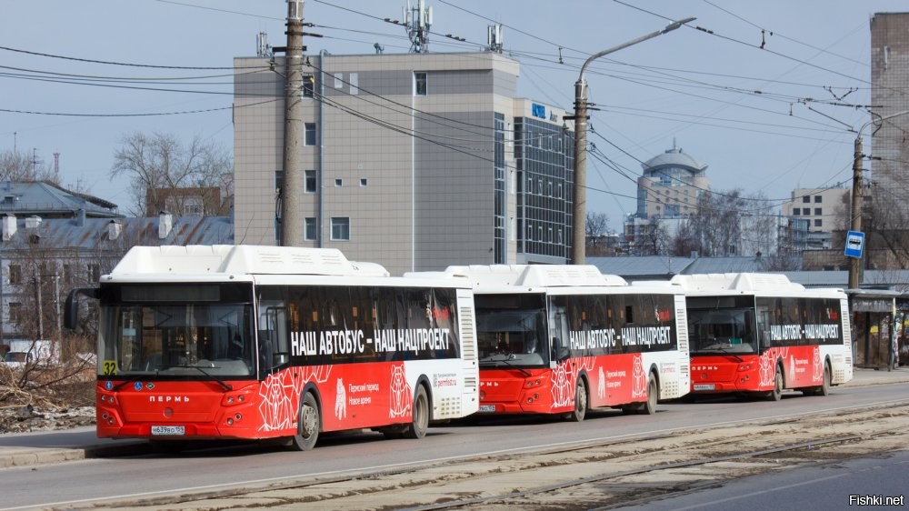 Наверное не пермский. У нас все автобусы давно, уже года два как, поменяли вот на такую крутатень: