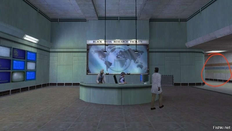 Инноваторы, блин. Дядя наверное вчера родился. 1998г. В первой халве такие линии на стенах) Кручу раз видел подобное у нас в разных городских учреждениях, в больницах сплошь и рядом.