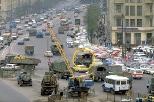 Возможно это я ехал. В конце 89 чуть ли ни каждый день в Москву нас возили