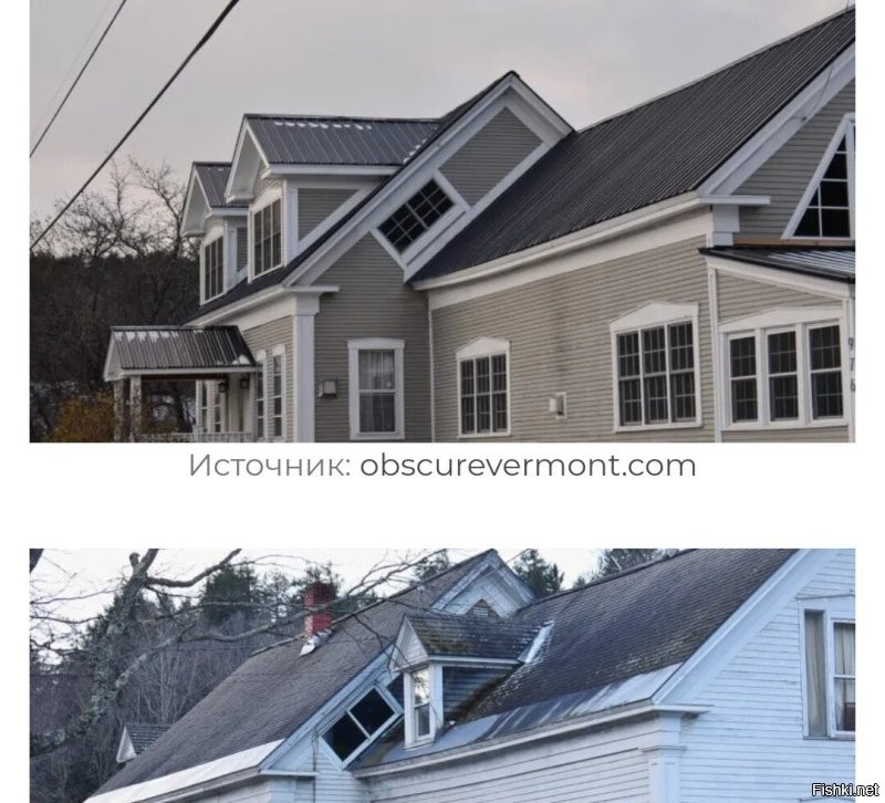 От ведьм, проще столбов навтыкать. 

А окна, просто такое проще сделать, чем вычурной формы. 
Опять же, какой формы сделать оконо в узком, прямоугольном куске стены? 
Чтобы площадь больше была.