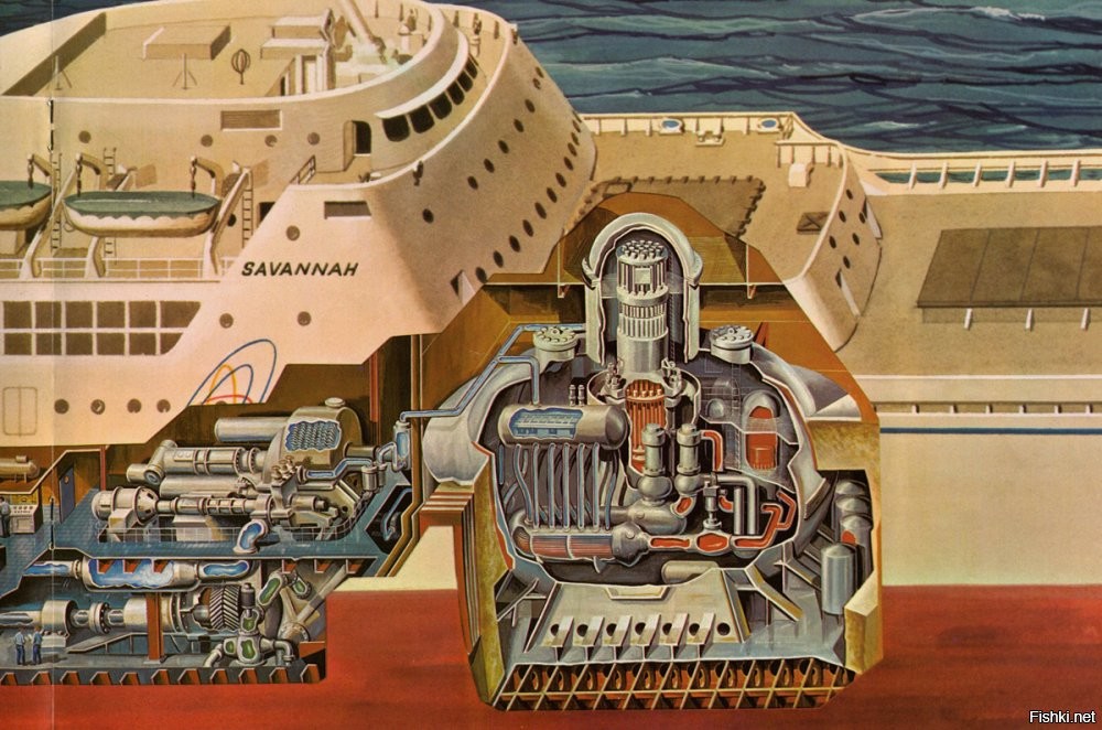 Много проблем будет, как с обслуживанием, так с  экипажем и отходами. Не в каждом порту есть нужная инфраструктура и опять таки персонал для приёма кораблей с атомной энергетической установкой. Плюс, вопёж зелёных практически в каждом прибрежном городе, куда попробует зайти данное судно.
Пробовали уже, самый яркий пример NS Savannah.  На бумаге выглядело многообещающе, а по совокупности  всех проблем, бюрократических проволочек и мер - получилось очень нерентабельно.
Узкоспециализированая всё таки тема, для АПЛ, ледоколов и некоторых других типов судов, которые шарятся либо в специфических широтах, либо со специфическими задачами, и на стоянку\обслуживание заходят в специально подготовленные доки.