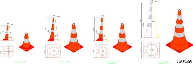 Это у "них" такие конуса длинные! Нашим никак!