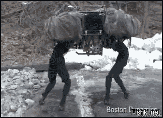 Мне кажется тут есть некоторые аналогии вот с этим )))) 
+++++
«Потратив годы исследований и миллионы долларов, инженеры смогли точно воспроизвести двух пьяных людей, несущих диван  »