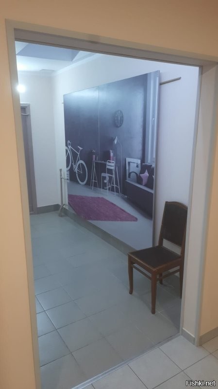 У нас так в общем коридоре, из соседей никто не против.